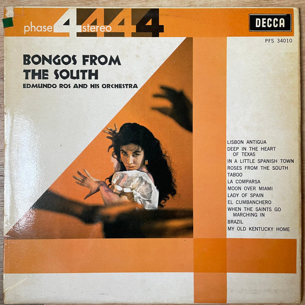 Edmundo Ros & His Orchestra : Bongos From The  South (LP, Album)