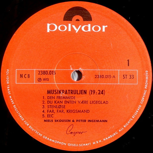 Musikpatruljen : Musikpatruljen (LP, Album, Gat)