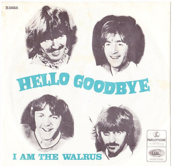 The Beatles : Hello, Goodbye (7", Single, Pus)