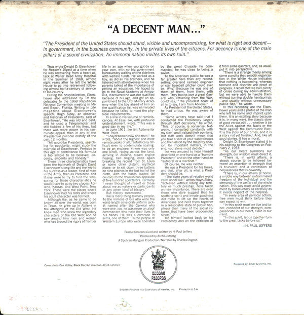 Dwight David Eisenhower : A Decent Man... (LP)