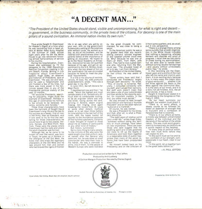 Dwight David Eisenhower : A Decent Man... (LP)