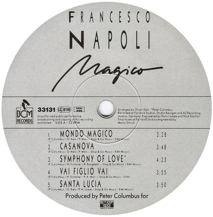 Francesco Napoli : Magico (LP, Album)