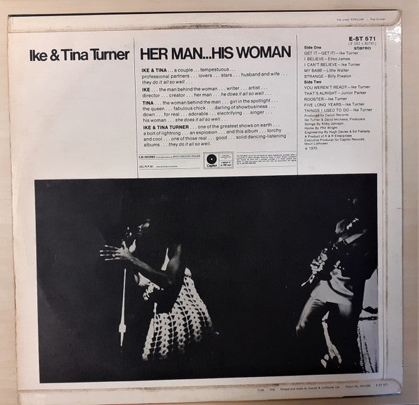 Ike & Tina Turner : Her Man... His Woman (LP, Album)