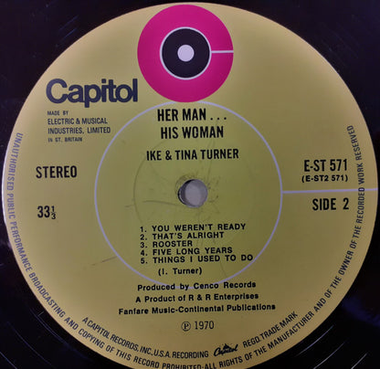 Ike & Tina Turner : Her Man... His Woman (LP, Album)