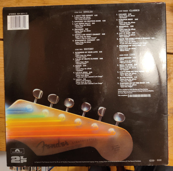 Eric Clapton : Backtrackin' (22 Tracks Spanning The Career Of A Rock Legend) (2xLP, Comp, Gat)