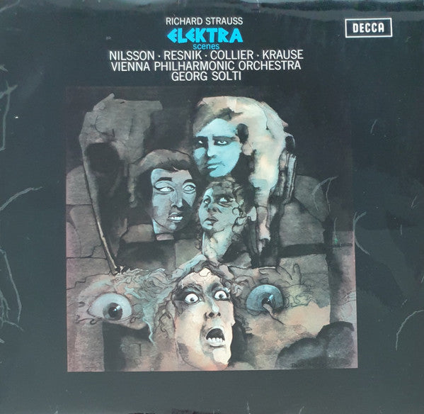 Richard Strauss, Birgit Nilsson, Regina Resnik, Marie Collier, Tom Krause, Gerhard Stolze, Wiener Philharmoniker, Georg Solti : Elektra (Scenes) (LP)