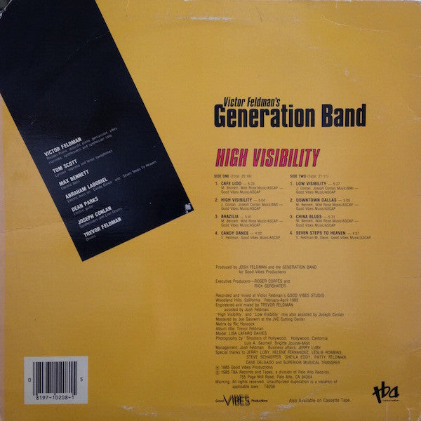 Victor Feldman's Generation Band : High Visibility (LP, Album)