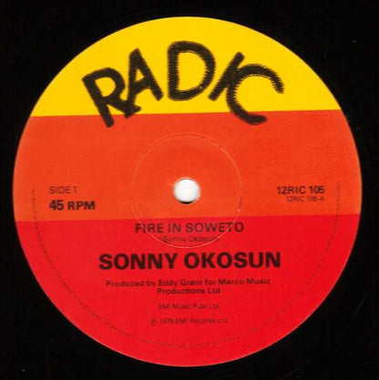 Sonny Okosun : Fire In Soweto - Papa's Land (12")