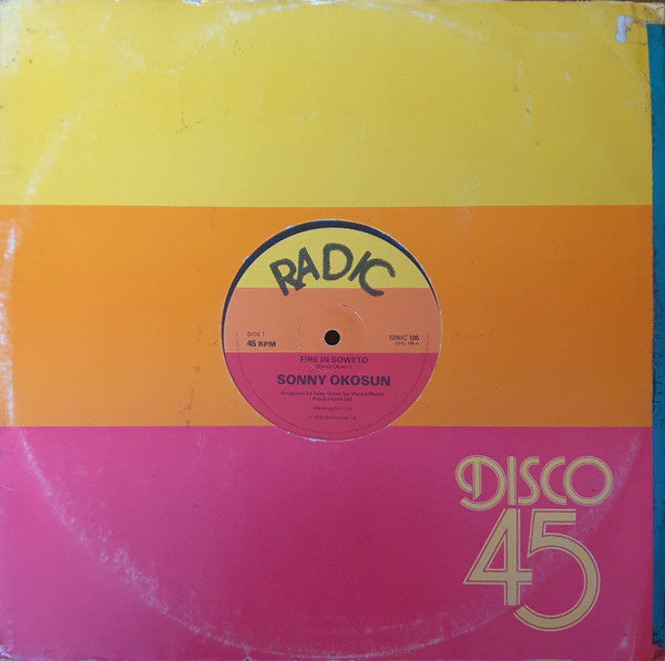 Sonny Okosun : Fire In Soweto - Papa's Land (12")
