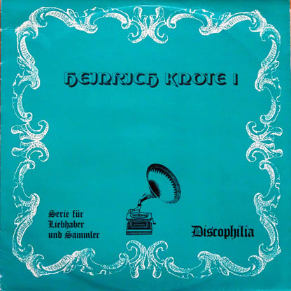 Heinrich Knote : Heinrich Knote I (LP, Comp, Mono)