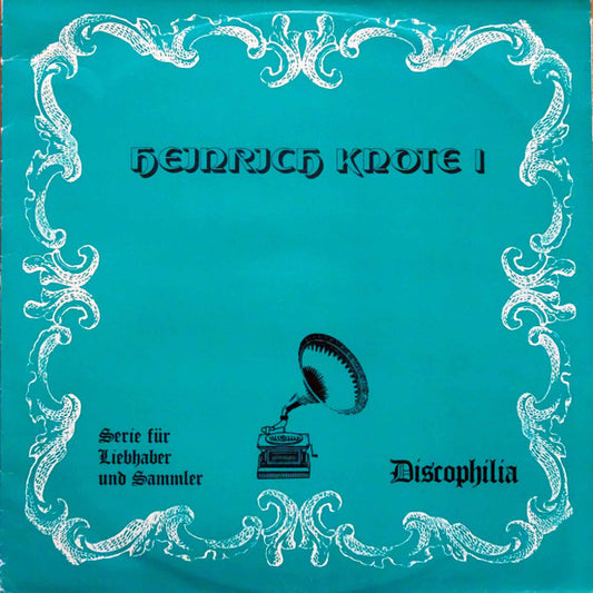 Heinrich Knote : Heinrich Knote I (LP, Comp, Mono)