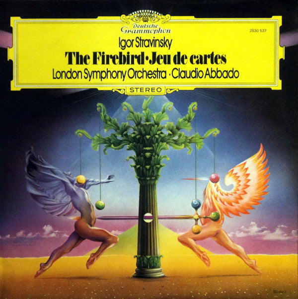 Igor Stravinsky — London Symphony Orchestra · Claudio Abbado : The Firebird · Jeu De Cartes (LP)