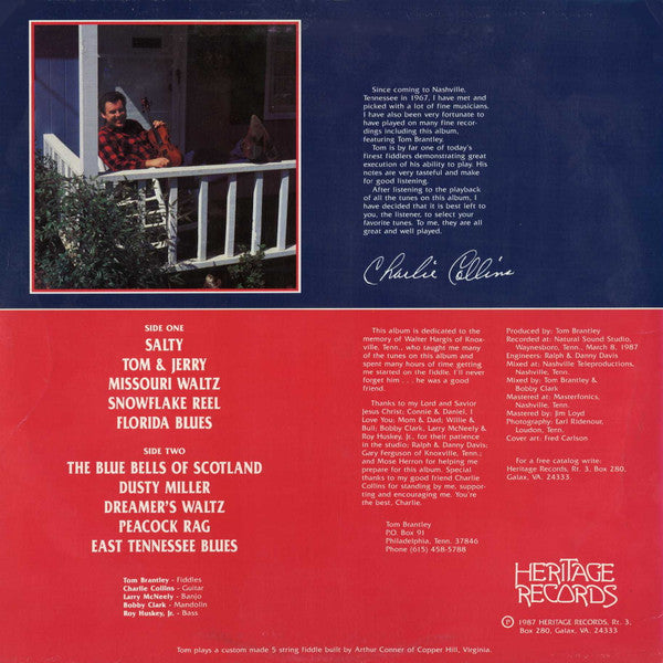 Tom Brantley (2) : Tennessee Fiddlin' (LP, Album)