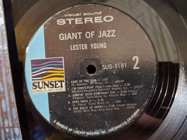 Lester Young : Giant Of Jazz (LP, Comp)