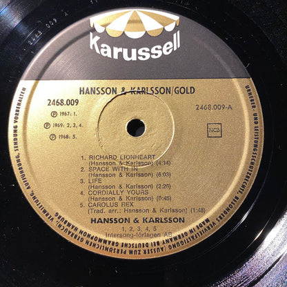 Hansson & Karlsson : Gold (LP, Comp)