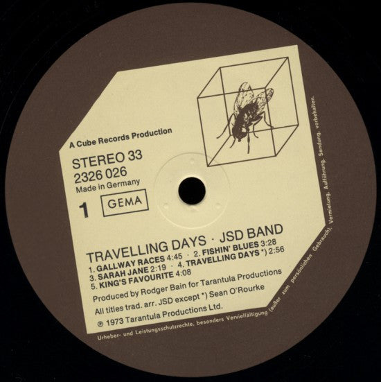 J.S.D. Band : Travelling Days (LP, Album)