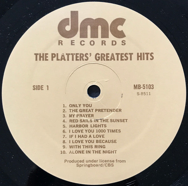 The Platters : 20 Greatest Hits (LP, Comp)