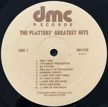 The Platters : 20 Greatest Hits (LP, Comp)