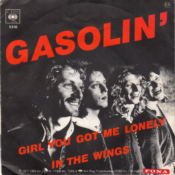 Gasolin' : Girl You Got Me Lonely (7", Single, Red)