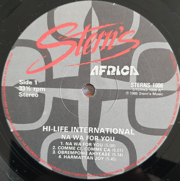 Hi-Life International : Na Wa For You (LP)