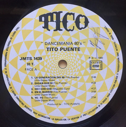 Tito Puente : Dancemania 80's (LP)