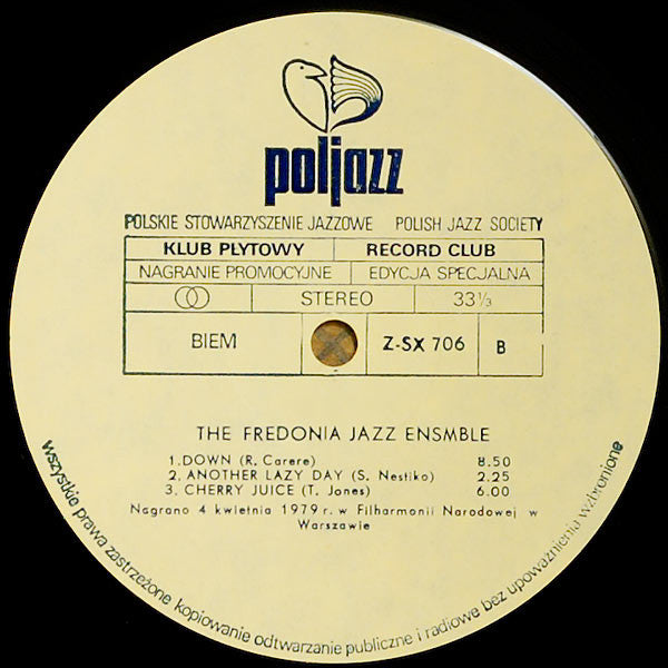 Fredonia Jazz Ensemble : Fredonia (LP, Album, Club, Rei)