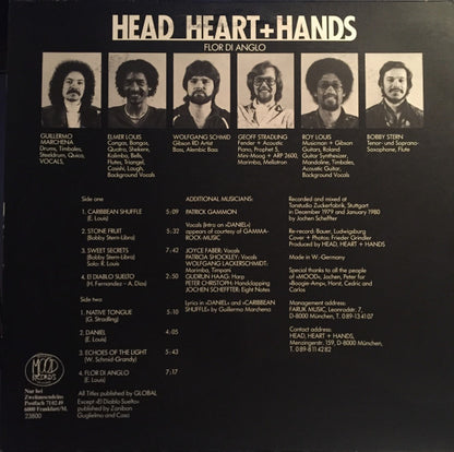 Head, Heart & Hands : Flor Di Anglo (LP, Album)