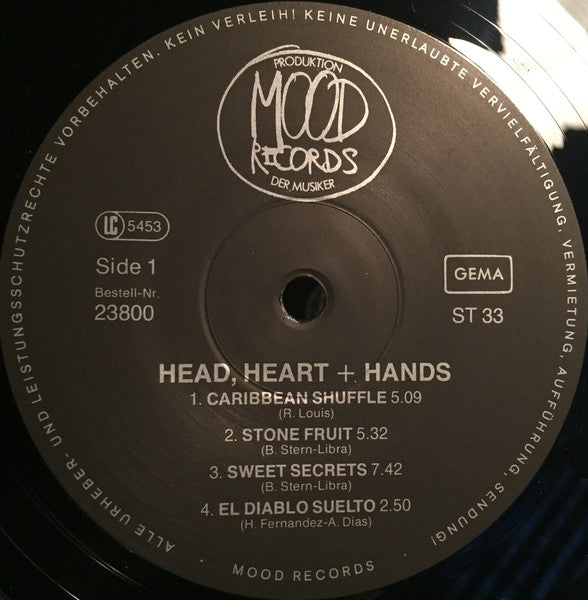 Head, Heart & Hands : Flor Di Anglo (LP, Album)