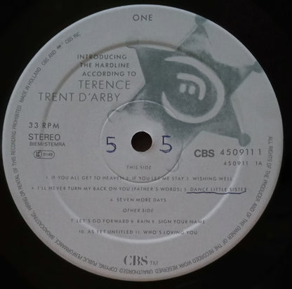 Terence Trent D'Arby : Introducing The Hardline According To Terence Trent D'Arby (LP, Album)