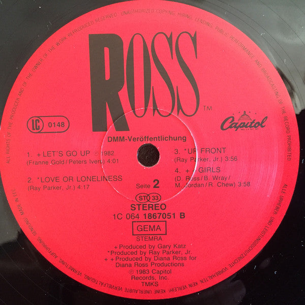 Diana Ross : Ross (LP, Album)