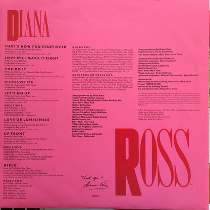 Diana Ross : Ross (LP, Album)