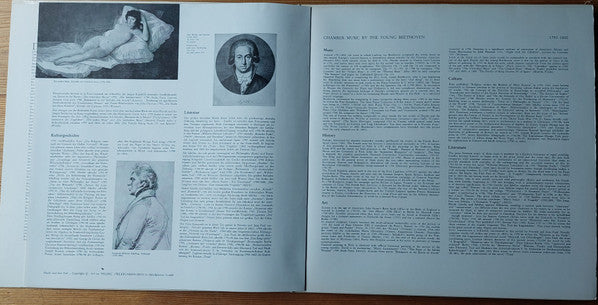 Ludwig Van Beethoven : Kammermusik Des Jungen Beethoven Auf Originalinstrumenten (LP, Gat)