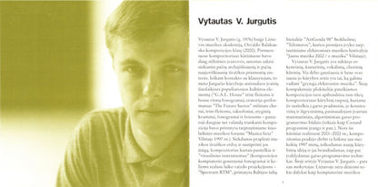 Vytautas V. Jurgutis : Sound Masks / Garso Kaukės (SACD, Hybrid, Multichannel, Album)