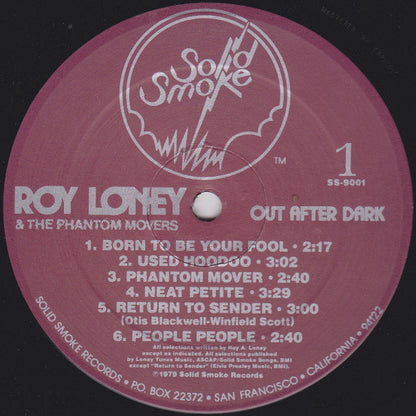 Roy Loney & The Phantom Movers : Out After Dark (LP, Album)