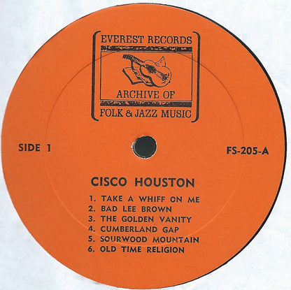 Cisco Houston : Cisco Houston (LP, Album)