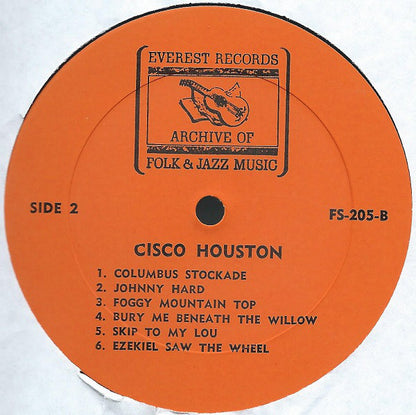 Cisco Houston : Cisco Houston (LP, Album)