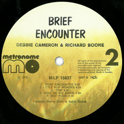 Debbie Cameron & Richard Boone : Brief Encounter (LP)