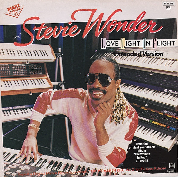 Stevie Wonder : Love Light In Flight (Extended Version) (12", Maxi)