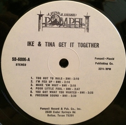 Ike & Tina Turner : Get It Together! (LP, Comp, Hol)