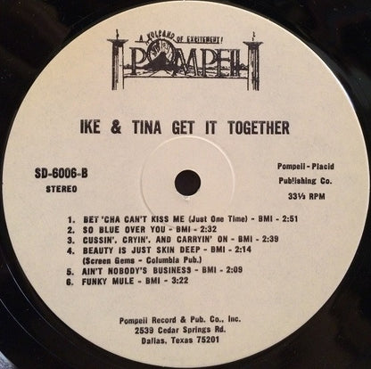 Ike & Tina Turner : Get It Together! (LP, Comp, Hol)