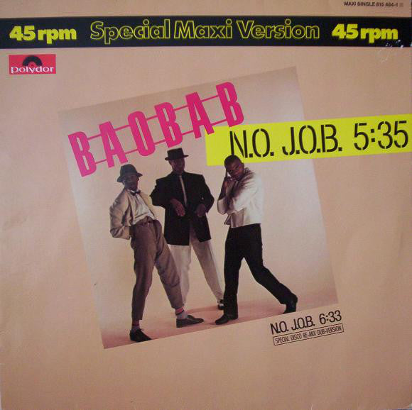 Baobab : N.O. J.O.B. (12", Maxi)