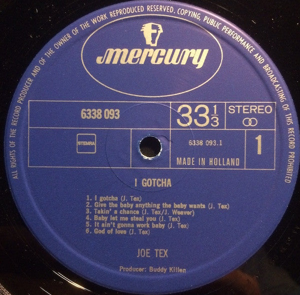Joe Tex : I Gotcha (LP, Album)