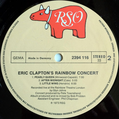 Eric Clapton : Eric Clapton's Rainbow Concert (LP, Album)