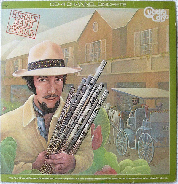 Herbie Mann : Reggae (LP, Album, Quad)