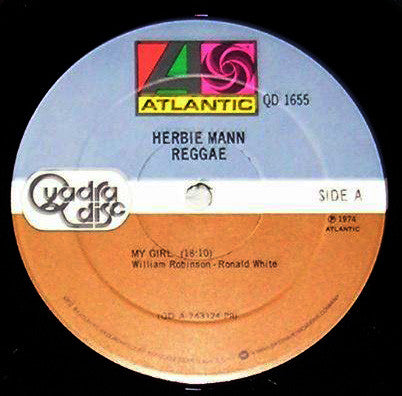 Herbie Mann : Reggae (LP, Album, Quad)