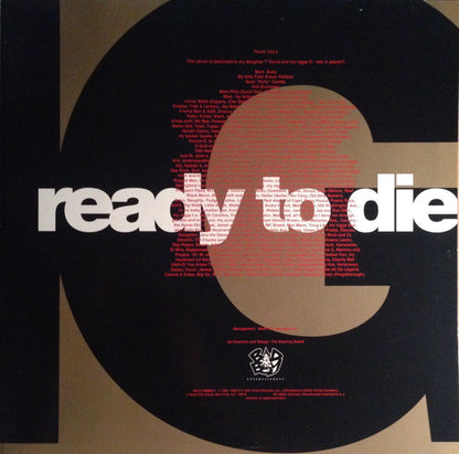Notorious B.I.G. : Ready To Die (2xLP, Album, Gat)