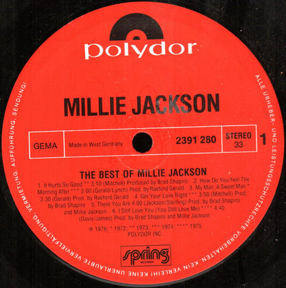 Millie Jackson : The Best Of Millie Jackson (LP, Comp)