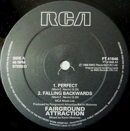 Fairground Attraction : Perfect (12", Single, Uto)