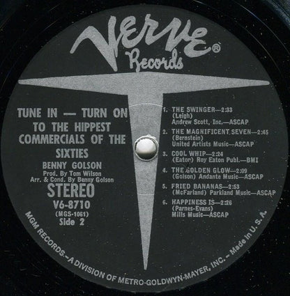 Benny Golson : Tune In Turn On - To The Hippest Commercials Of The Sixties (LP, Album)