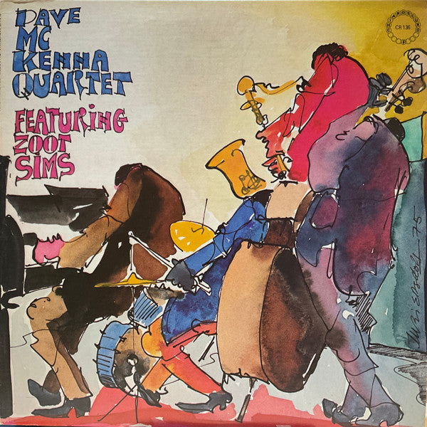 Dave McKenna Quartet Featuring Zoot Sims : Dave McKenna Quartet Featuring Zoot Sims (LP, Album)